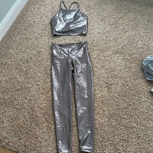 Shiny old navy workout set